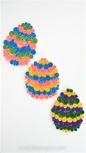 Paper Quilling Easter Eggs🥚 🌀