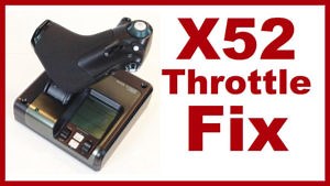 Saitek X52 Throttle Fix | How to Remove Detents from the X52 Throttle