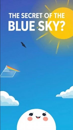 The Secret of the Blue Sky - Interesting Science Facts #short #sciencefacts