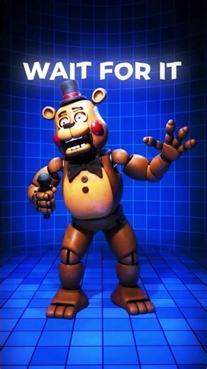 WAIT FOR IT… Freddy’s SCARY Jump Scare! 😱🐻 #FNAF”