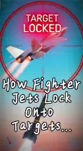 How Fighter Jets Lock Onto Targets 🎯✈️