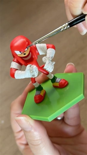 Let's open & improve this Knuckles SONIC BOOM Buildable Figure 💥 #shorts #sonicboom #blindbag #fyp