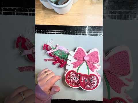 Cherry and bow swap reveal #5 from Jenny (me)