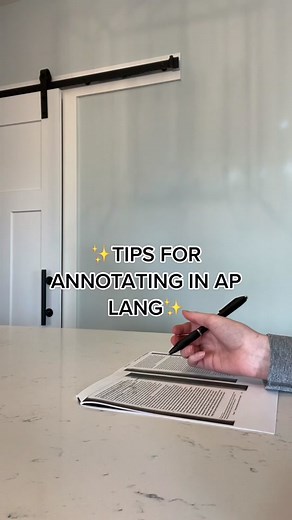 Annotating Tips for AP Lang: How to Annotate in Your PIP