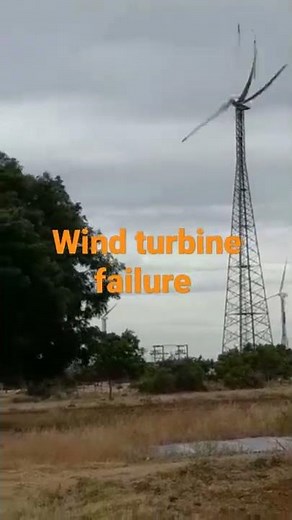 Wind turbine brake failed and destroyed itself