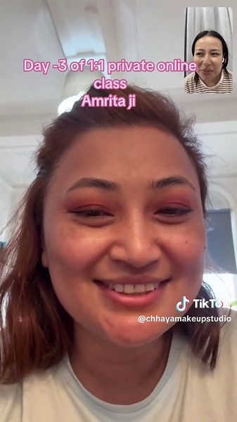 Online Makeup Class at Chhaya Makeup Studio