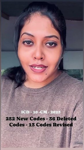 ICD -10 -CM Codes Changes for 2025. #icd10cm #medicalcoding #aapc #cptcoding #medicalbilling #cpc