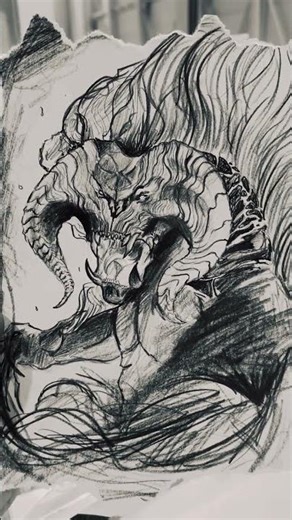 Balrog 🔥🔥🌋🌋 #balrog #thelordoftherings #myart #drawing