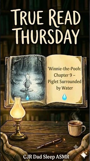 True Read Thursday: Winnie-the-Pooh Chapter 9 🌧️ (Piglet Surrounded by Water) | ASMR Bedtime Story