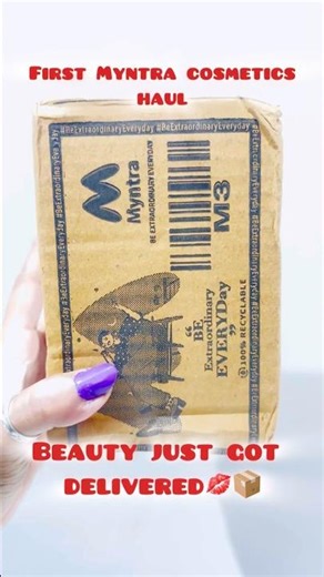 First myntra cosmetics haul-beauty just got delivered💋 #viral #youtubeshorts#shorts#myntra#fashion