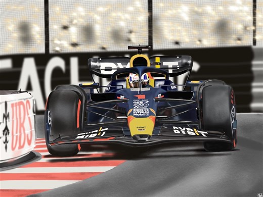 Formula 1 Digital Art Print | F1 Car Wall Decor | Formula One Racing Poster | Motorsport Fan Gift Digital Download