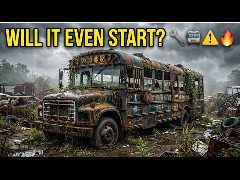 Forgotten Prison Bus Restoration: Will It Even Start?