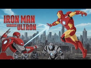 Iron Man Adventure Story for Kids | Marvel Superhero vs Ultron