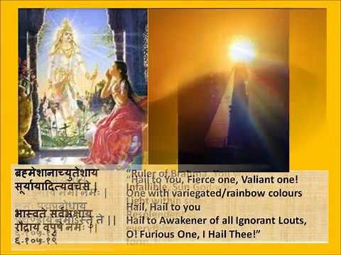 Full Aditya Hrudayam Stotram in Devanagari Sanskrit English translations.wmv