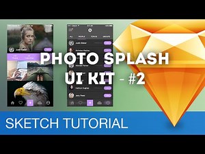 Sketch 3 Design Workflow - Photo Splash UI Kit #02 (iOS) - Sketchapp Tutorial