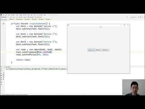 JavaFX Explore: Layout Containers (VBox, HBox, Pane)