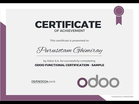 Odoo18 Functional Certification Preparation on Introduction and Website