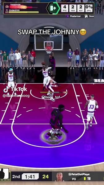 CapCut Johnny Swap Challenge in NBA 2K