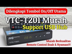 Review Lengkap VTC T201 STB T2 TV Digital Murah Berkualitas Support USB Hub Bisa Internetan