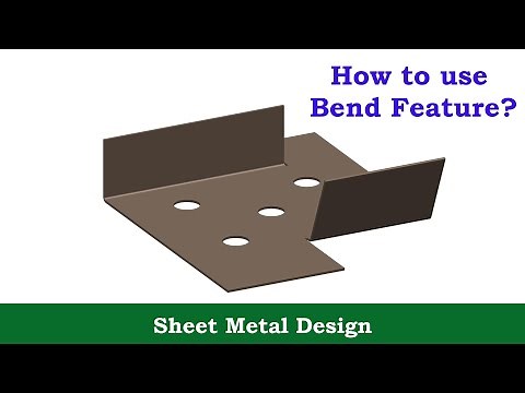 How to use Bend Feature | Sheet Metal Design in NX (Unigraphics) || C for CAD ||