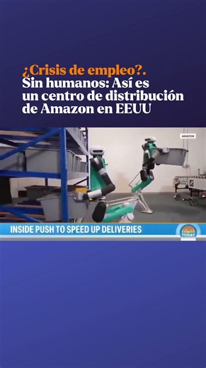 MILES DE ROBOTS Y SIN HUMANOS: ASÍ ES UN CENTRO DE DISTRIBUCIÓN DE AMAZON EN ESTADOS UNIDOS