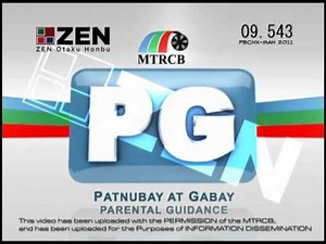 MTRCB TV Rating Classification: Rated PG