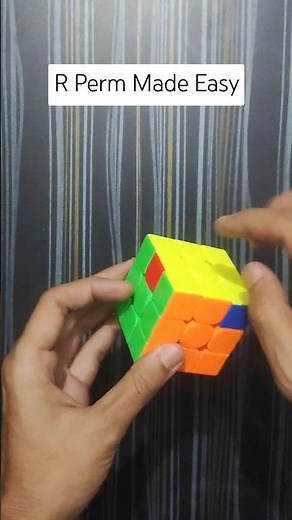 [Quickest] R Perm Made Easy 😌 #cfop