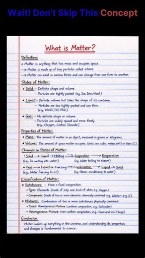 What is Matter? | Definition, Properties & Examples | Science