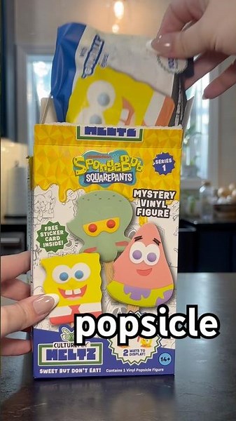 unboxing a spongebob POPSICLE blind box ⚓️ #spongebob