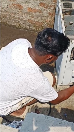 Easy way to lock gas/How to store gas in AC compressor #sajid aryankelvin