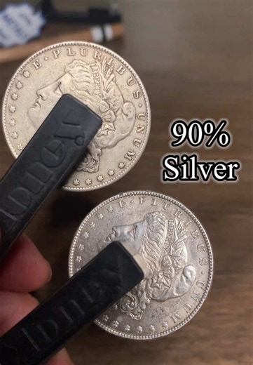 Brass Replics vs Real 90% Silver Morgan Dollar ***** If you or someone you know would like to test metals with a Pocket Pinger, they’re available on the link in the profile. Disclaimer: All the risks associated with pinching a coin in between your fingers and then tapping it with plastic and/or wood are present when using the device. The ping test is used for alloy identification. Always compare the sound of a potential counterfeit with the sound of a known authentic or trusted data base. Any di