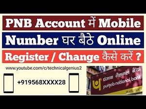 punjab national bank mobile number change online live proof | how to change mobile number in pnb