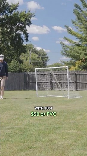 I Built an Indestructible PVC Soccer Goal under $65 net included | DIY Backyard Soccer Goal Build