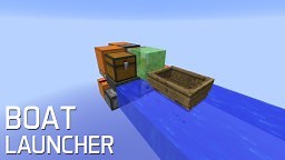 Redstone: Boat Launcher [Tutorial] Minecraft Map