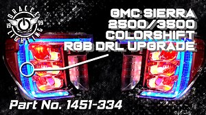2020+ GMC Sierra HD 2500/ 3500 ORACLE Lighting ColorSHIFT DRL Install