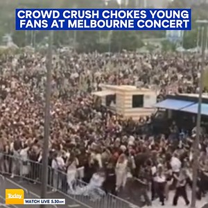 The incident erupted at US artist Steve Lacy's concert on Tuesday night. Many attendees lost consciousness during the chaos. #9Today | WATCH LIVE 5.30am | TODAY