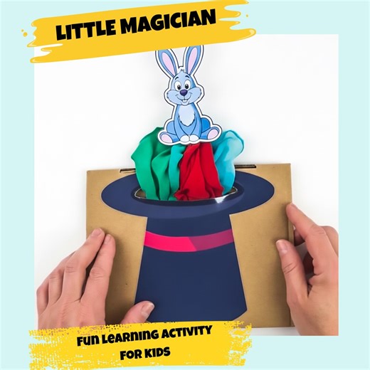 Little Magician Printable Game, Magic Hat Shadow Matching Activity, Fine Motor Skills Toy for Toddlers, Preschool Busy Book PDF DIY - Etsy
