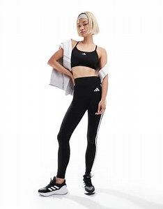 adidas Training low support bra in black | ASOS