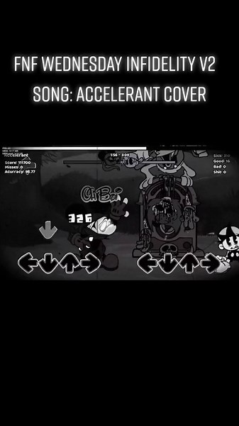 FNF Wednesday Infidelity V2 Accelerant Cover