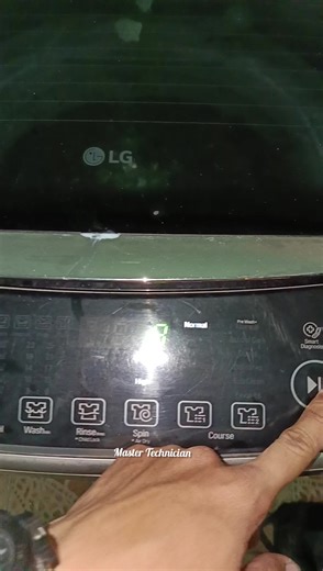 DL error for LG automatic washing machine. - Door lock problem