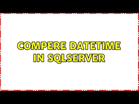 compere datetime in sqlserver