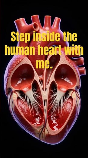 Animated 3d model of the Human Heart #meded #anatomy