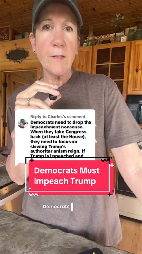 Replying to @Charles 4/26/26: If Trump’s admin is ever going to be held criminally responsible for the laws they broke, then Democrats must file articles of impeachment and begin their investigations into all the wrong doings. This is why progressive Dems have the courage and will, and centrist Dems do not. #trump