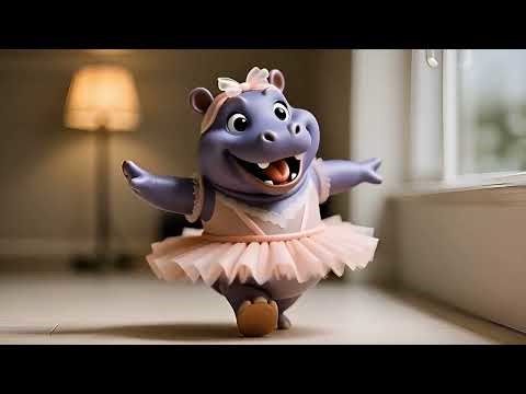 🦛 The Hippo in a Tutu! 🩰 Funny Kids Song & Dance