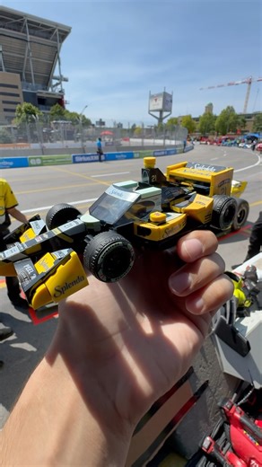 The Lego F1 Guy | The LEGO Car hits the Track! 🏎️ #indycar #lego #ecr #edcarpenterracing #javahouse #splenda #nttindycarseries #indycarseries #indycars... | Instagram
