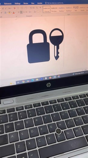 Interesting Way To Insert Lock & Key 🔐 In MS Word | Easy Trick & Hack