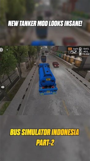 NEW Tanker Mod Looks INSANE in Bus Simulator Indonesia!🔥 #trucksimulator #indiantruck
