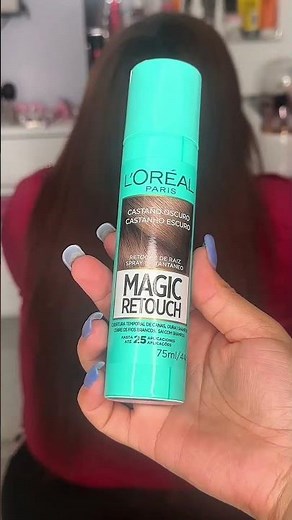How to use L'Oréal Paris Magic Retouch gray hair cover? Say goodbye to gray hair with it. #grayhair