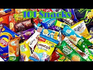 New 101candies Yummy Snack Opening potato chipschocolate bars candy crackers hershey's cookies