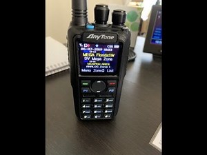 ANYTONE D878 UV ii PLUS How to set time and date